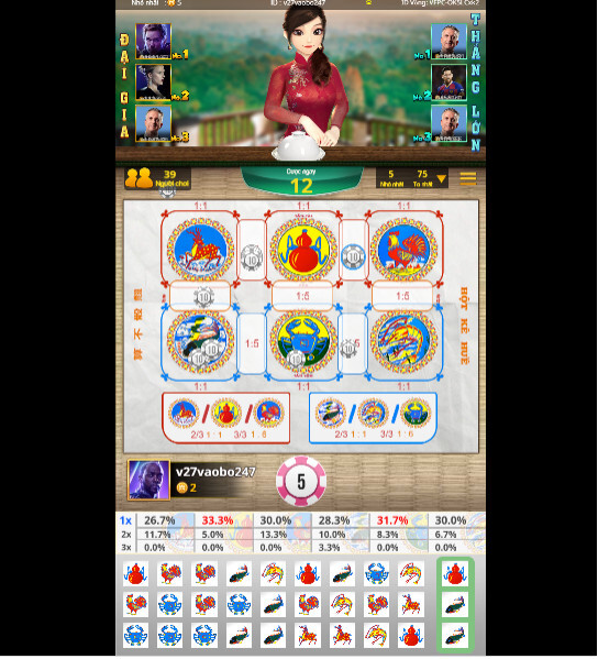 Chơi bầu cua tại SV66